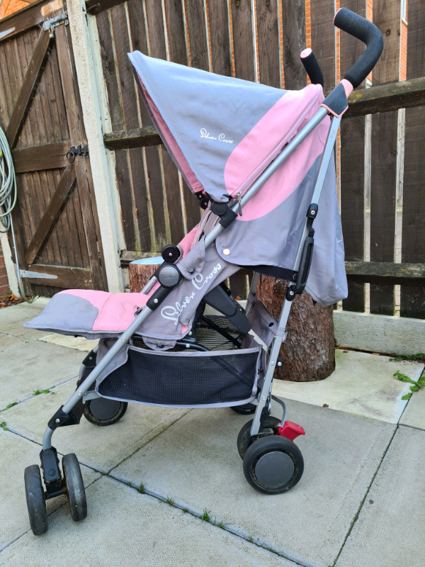 silver cross pop stroller footmuff vintage pink